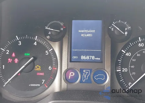 2016 Lexus Gx 460 z USA, uszkodzony, nr VIN JTJBM7FX6G5134693